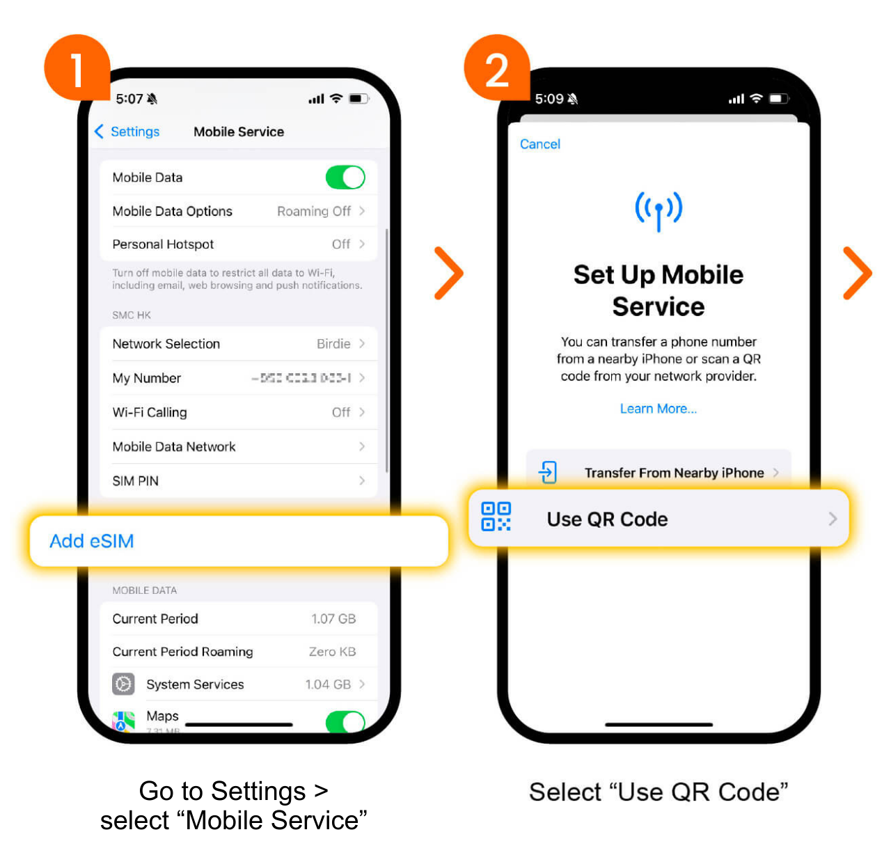 Birdie Mobile eSIM Guide