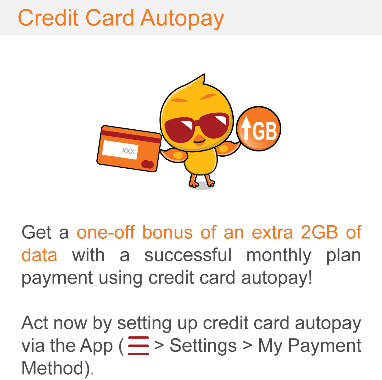 Credit Card Autopay