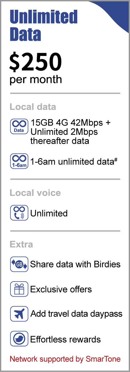 Birdie mobile service unlimited data plan offer