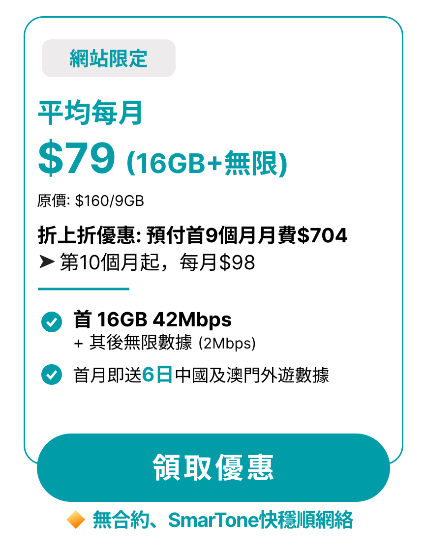 Homepage header: 月費計劃