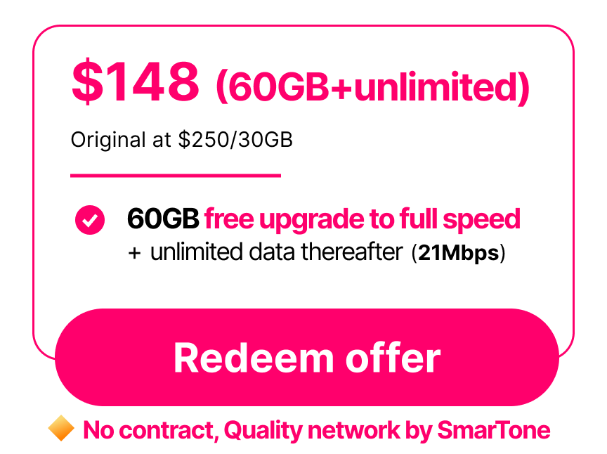 Homepage header: mobile plan