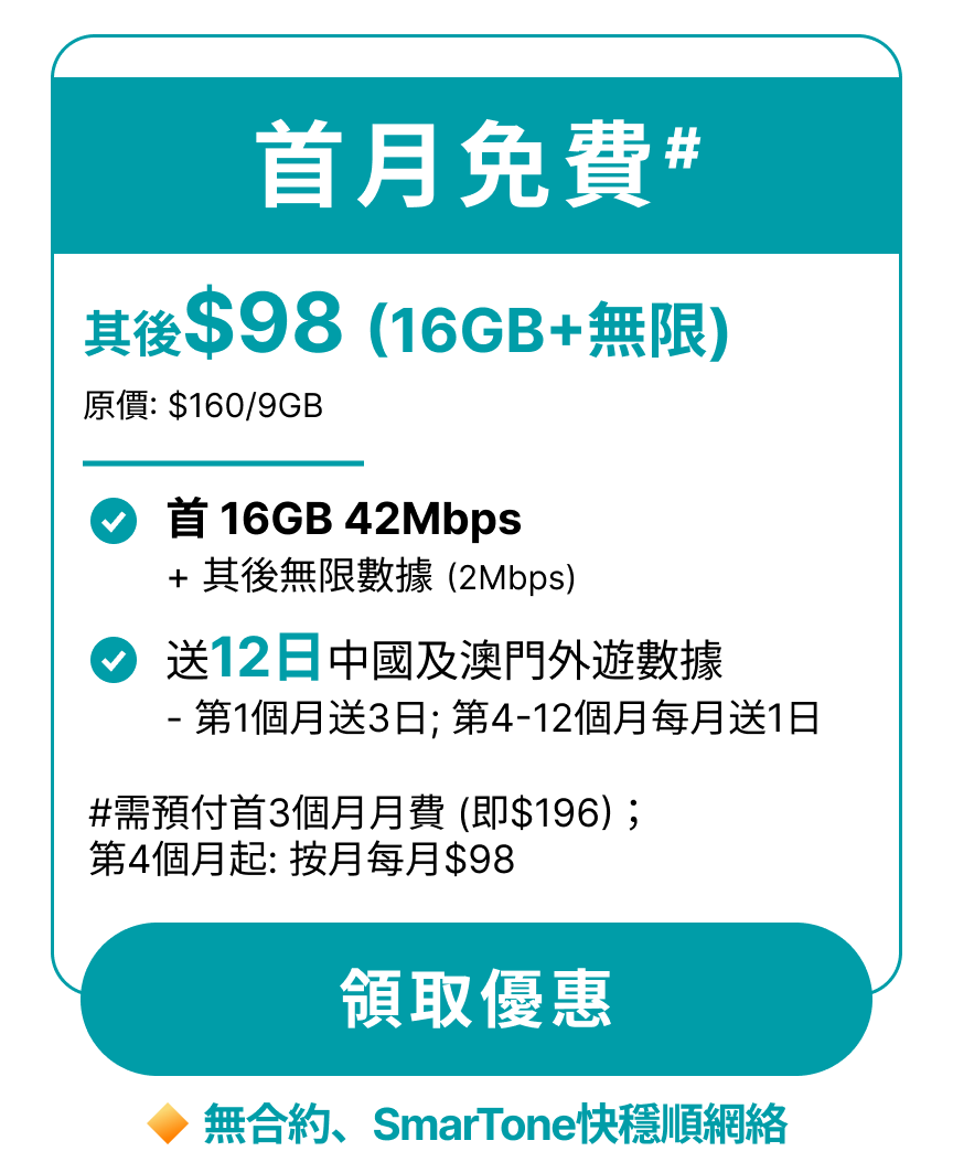 Homepage header: 月費計劃