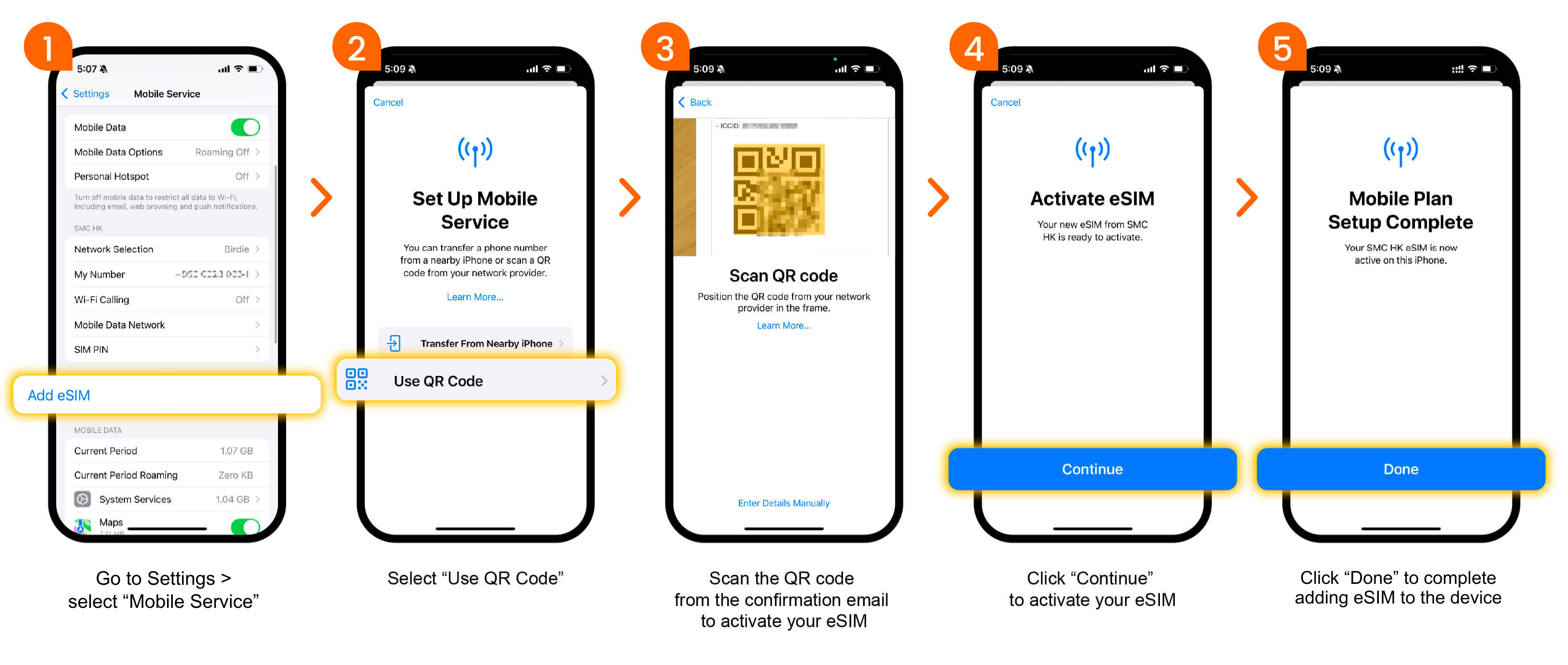Birdie Mobile eSIM Guide Birdie Mobile eSIM Guide