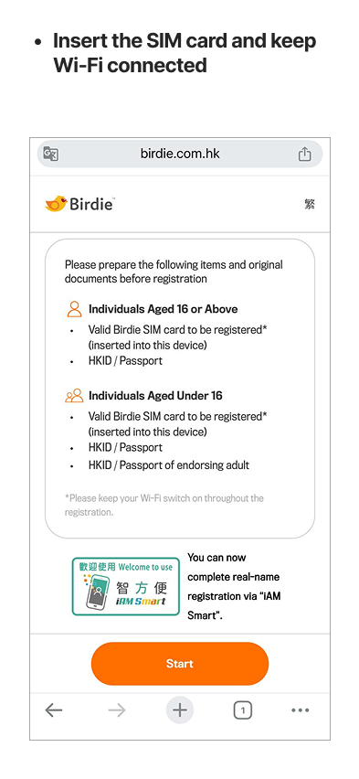Registration & Port-in Guide