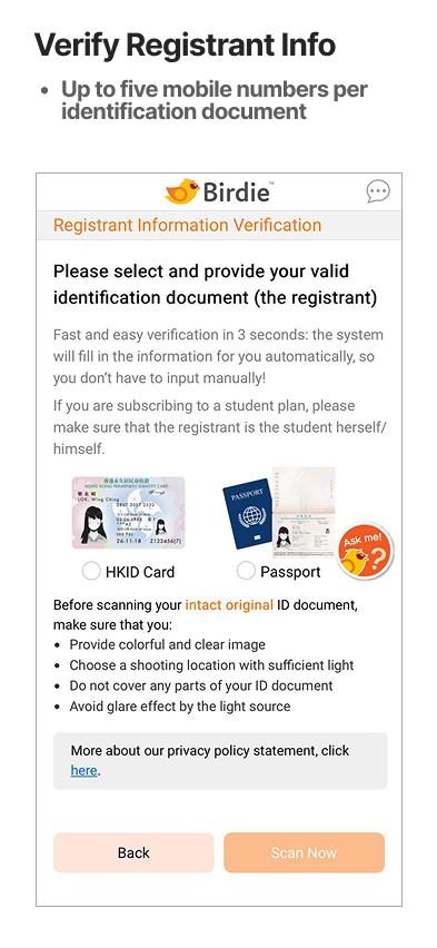 Registration & Port-in Guide