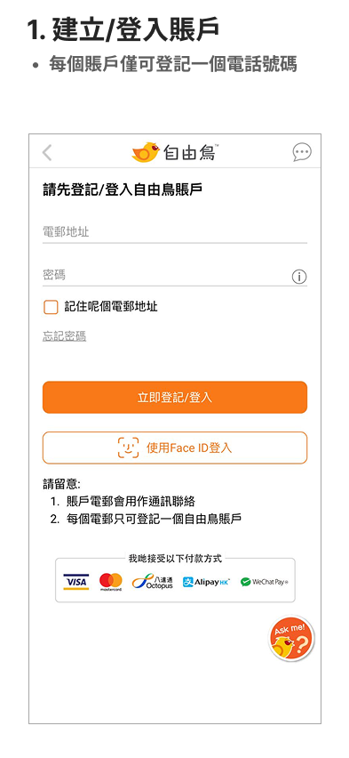 登記上台及攜號轉台教學