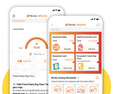 Birdie Mobile App - screen zh
